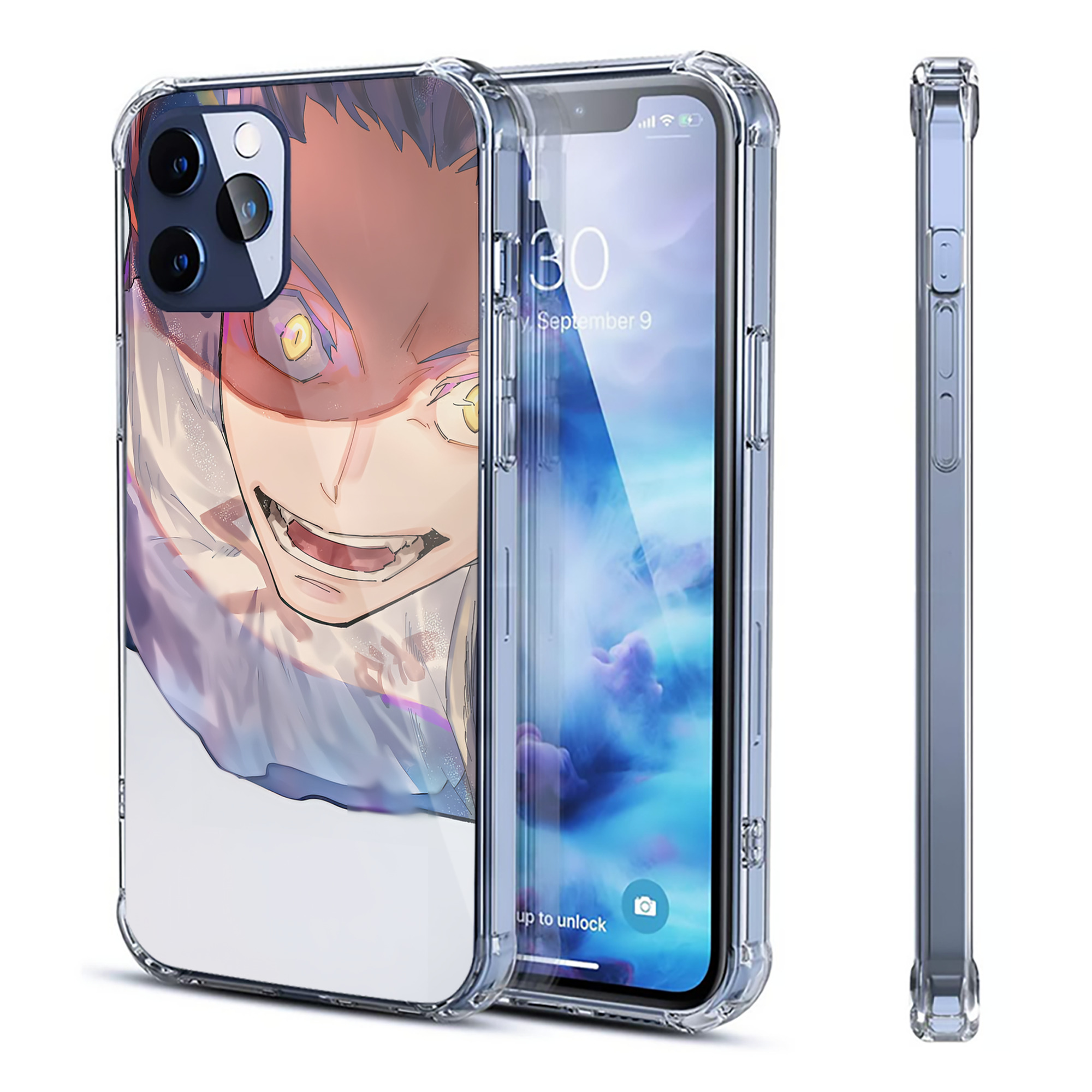 （画像用） ハイキュー!! Haikyu!! 【iPhone 12シリーズ対応】透明スマホケース（クリアソフトケース）